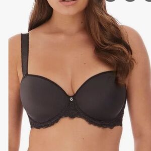 Fantasie Memoir Full Figure Underwire Molded T-Shirt Bra 32G UK (6D US) grey